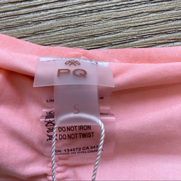 PQ Swim Sunset Basic Ruched Full Bottom NWT S - Picture 4 of 5